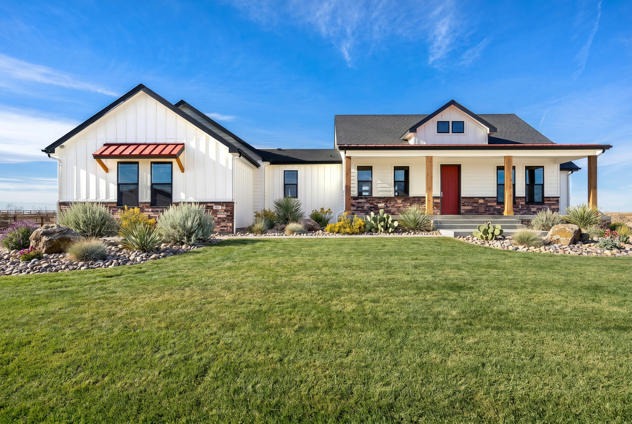 Custom built home in Northern Colorado